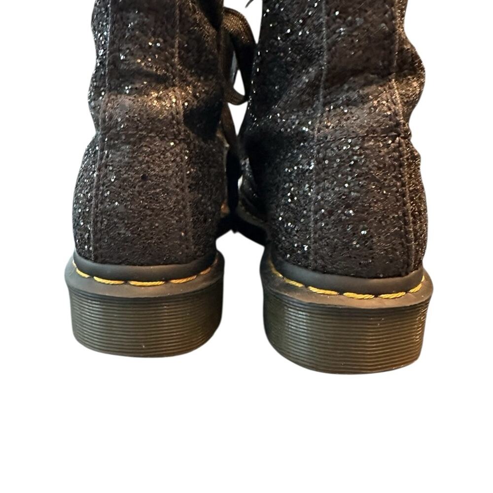 Dr. Martens Womens 1460 Farrah Black Chunky Glitter Lace-up Combat Boots
Size 6 - Picture 8 of 14